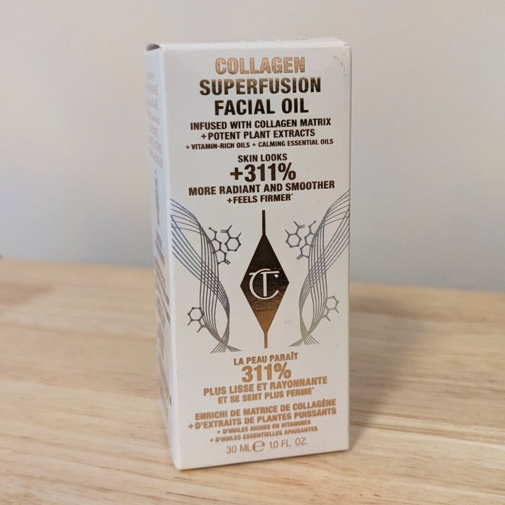 Charlotte Tilbury Collagen Superfusion Facial Oil, 1 fl oz NIB
